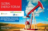 GLOBAL ENERGY FORUMdownload.microsoft.com/download/A/1/3/A13C22EA...•Ten years experience with PI System •Custom Integrations/Solutions (SAP, SharePoint, .NET) •PI and Microsoft