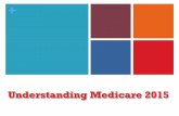 Understanding Medicare 2015 · Understanding Medicare + Late Enrollment Surcharges/ Penalties ! The late enrollment penalty is calculated by multiplying 1% of the national base beneficiary