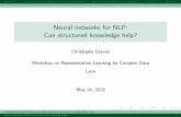 Neural networks for NLP: Can structured knowledge help?mediamining.univ-lyon2.fr/workshop2019/gravier.pdf · Inference Relations" [Levy et al. 2015] ? ... Neural networks for NLP:Can
