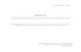 Agility - Aalborg Universitet Agility APPLYING AGILITY WITH SUCCESS IN A LOW-TECH SECTOR Keywords: Agility,