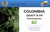 República de Colombia · República de Colombia Section Section Estimated cost (thousand USD) COL Gov FCPF UNREDD Other Total Section 1 1.a. Institutional $240 $1.000 $900 - $2.140