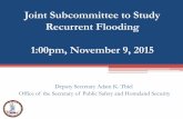 Joint Subcommittee to Study Recurrent Flooding 1:00pm ...dls.virginia.gov/groups/flooding/110915final.pdfOffice of the Secretary of Public Safety and Homeland Security Joint Subcommittee