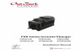FXR Series Inverter/Charger€¦ · Turbo Fan Cover Included in place of the DCC on sealed inverters. Convectively cools chassis with the external OutBack Turbo Fan to allow maximum