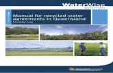 Manual for recycled water agreements in Queensland€¦ · irrigation) and an industrial recycling scheme in Gladstone achieve close to full water recycling from the source STPs.