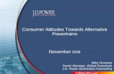 Consumer Attitudes Towards Alternative Powertrains November · Availability of service stations for repairs Higher maintenance costs I do not have any concerns Vehicle price Desired