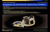 Supplied Air Breathing Apparatus (SABA) MRK-COR-TS-254-EN ... Supplied Air Breathing Apparatus (SABA)
