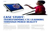 CASE STUDY - ACTE · We found our answer in a mixed reality tool called zSpace. zSpace combines ele ments of virtual reality (VR) and augment-CASE STUDY: TRANSFORMING CTE LEARNING