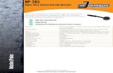 HP-265 · Alpha, Beta, Gamma Pancake Detector The HP-265, commonly known as the "Pancake" probe, has become the most popular detector for the general measurement of Alpha, Beta, and