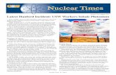 Issue 12 l August 2017 Latest Hanford Incident: USW ... · If the demolition work contractor, CH2M Hill Plateau Re-mediation Co. (CH2M), can meet the deadline, it could reap millions