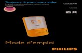 Mode d'emploi - Philips€¦ · Philips GoGear audio player Quick start guide Safety and Warranty Before using your set: Check out details inside this booklet Remarque • Les images
