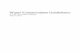Water Conservation Guidelines · conservation efforts and contractor capabilities, explaining contractor responsibilities, evaluating water ... contract with an approved contractor