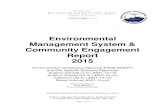 Environmental Management System & Community Engagement ...€¦ · Environmental Management System & Community Engagement Report 2015 Environmental Compliance Approval #7530-93ZKPV