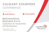 CALGARY STAMPEDE - Canadian Discovery Ltd....CALGARY STAMPEDE CONFERENCE Mike Seifert, P.Geol . Canadian Discovery Ltd. BENCHMARKING RESOURCE PLAYS Implications for Exploitation and