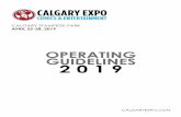 CALGARY STAMPEDE PARK APRIL 25-28, 2019 · 2020-07-19 · Calgary Stampede Park . 20 Roundup Way SE Calgary, AB T2G 2W1 403.261.0101 . venues.calgarystampede.com . FREIGHT / WAREHOUSE