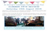 SUMMER FÊTE REVIEW Saturday 15th August 2015btckstorage.blob.core.windows.net/site8239/e... · Saturday 15th August 2015 Welcome to a special issue of St George’s e-newsletter.