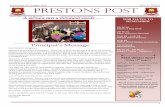 15th August, 2018 May 2018 PRESTONS POST€¦ · 15th August, 2018 May 2018 Term 3 – Week 4 1 . PRESTONS POST Principal’s Message Phone: 9602 7435 Fax: 9821 1192 Email:prestons-p.school@det.nsw.edu.au