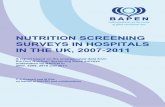 NUTRITION SCREENING SURVEYS IN HOSPITALS IN THE UK, … · 4 Executive Summary 1. Between 2007 and 2011 four Nutrition Screening Week Surveys (NSW) of UK hospitals, care homes and