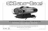 IRD20B Infrared Heater - Clarke Service · ORIGINAL INSTRUCTIONS GC0320 - iSS.4 INFRARED DIESEL HEATER MODEL NO: DEVIL IRD20B PART NO: 6925500. 2 Parts & Service: 020 8988 7400