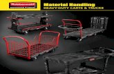 Material Handling - WebstaurantStore.com · 2015-08-24 · converTible a-frame Truck 4497 converTible plaTform Truck TPR casters absorb shock, and provide floor surface protection