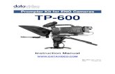 Prompter Kit for ENG Cameras TP-600 Prompter Kit for ENG Cameras TP-600 Instruction Manual Rev Date: