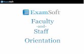 ExamSoft is an assessment program that supports exam · ExamSoft is an assessment program that supports exam creation, administration, delivery, scoring and analysis. The software