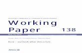 ECONOMIC RESEARCH & CORPORATE DEVELOPMENT Working …€¦ · Economic Research & Corporate Development Working Paper / No. 138 / May 10, 2010 1. THE GLOBAL ECONOMIC FRAMEWORK –