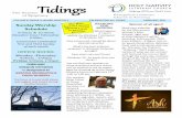 Tidings · Tidings VOLUME 63 (ISSUE 2) ISSUED MONTHLY CELEBRATING 60+ YEARS! FEBRUARY 2020 WINDOWS The Season of Epiphany Evangelical Lutheran Church in America Sunday Worship Schedule