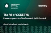 The fall of CODESYS · shortcomings of model ISO/OSI. Vulnerability #1. Address spoofing Classic IP-Spoofing Kaspersky Industrial Cybersecurity Conference 2019 Attacker 192.168.0.101