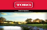 Golf Irrigation Speciﬁcation Catalog 2017...Speciﬁcation Catalog 2017 2017-GOLF-CATALOG-17-5003-IG.indd 1 1/18/17 10:25 AM. Our purpose is to help our customers enrich the beauty,