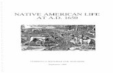 NATIVE AMERICAN LIFE AT A.D. 1650 - Chicora American Life.pdf · NATIVE AMERICAN LIFE AT A.D. 1650 CURRICULA MATERIALS FOR TEACHERS Chicora Foundation, Inc. PO Box 8664 •861 Arbutus