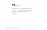 Barriers to fish passage in the Hunua Ranges and Waharau … · 2012-07-12 · Barriers to fish passage in the Hunua Ranges and Waharau Regional Parks : a comprehensive survey June