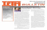 BULLETIN...BULLETIN ® Vol. XXXVII, Issue 1 February 2016 President’s MessageFebruary 2016 by George Reese, ICTM President In this month’s message I want to discuss two topics: