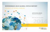 RENEWABLES 2014 GLOBAL STATUS REPORT LAUNCH ......RENEWABLES 2014 GLOBAL STATUS REPORT A DECADE OF RENEWABLE ENERGY GROWTH SURPASSING EXPECTATIONS Projected levels of renewable energy
