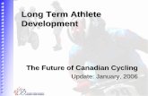 Long Term Athlete Developmentslunoc.org/wp-content/uploads/2015/10/Cycling-short-LTAD.pdf · Long Term Athlete Development The Future of ... 4. “Data mining” 5. Drafted the CCA