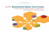 SLATEDemonstration Curricula...2 SLATE Demonstration Curricula Mathematics, Engineering & Manufacturing 2013 IEBC Institute for Evidence-Based Change 2236 Encinitas Blvd., Ste. G,