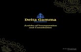 Articles of Incorporation and Constitution€¦ · Articles of Incorporation and Constitution (Code of Regulations) June 28, 2019. TABLE OF CONTENTS Delta Gamma Foundation Articles