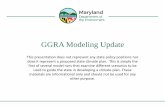 GGRA Modeling Update - Maryland · 2/1/2018  · 25% RPS in 2020, 50% RPS in 2030, with solar (14.5%) and offshore wind (10%) carveouts ... Moderate electrification – increase of