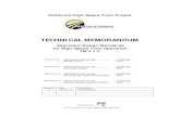 TECHNICAL MEMORANDUM · 2019-11-03 · Prepared by for the California High-Speed Rail Authority California High-Speed Train Project TECHNICAL MEMORANDUM Alignment Design Standards