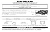 INSTALLATION SHEET - Harken, Inc. · CB style track – Track designed with deeper grooves to accept CB car retaining clips. Micro 13 mm (1/2") Small Boat 22 mm (7/8") CB cars are