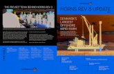 The project team behind Horns Rev 3 Horns Rev 3 Update€¦ · Facts about HR3 Denmark’s largest offshore wind farm MHI Vestas delivers 8.3 MW wind turbine Reinforcing the seabed