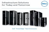 Infrastructure Solutions for Today and Tomorrow · All Dell rack enclosure form factors adhere to the EIA-310-E standard for rack mounting of electronics—mounting posts for installing