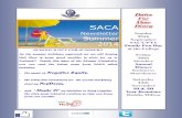 For Your SACA Diary...SACA Diary Newsletter Summer 2014 Dates For Your Sunday 28th September SACA/PTA Family Fun Day at the College Friday 10th OctoberIreland!! Inside this issue of