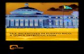 TAX INCENTIVES IN PUERTO RICO: A QUICK INTRODUCTION · Puerto Rico Treasury Department Secretary to conduct an inventory of the tax credits that have been granted and requires tax