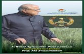 Prof. MS Swaminathanworldagricultureprize.org/pdf/WAP_Brochure_2019.pdf · Dr. Ismail Serageldin Director, Cairo Institute and Former Vice President, World Bank Dr. Rudy Rabbinge
