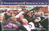 Diversity&Democracy Politics of Learning for Dem… · Diversity&Democracy [STUDENT AND INSTITUTIONAL ENGAGEMENT IN POLITICAL LIFE] The Politics of Learning for Democracy • NANCY