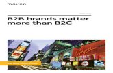 White Paper B2B brands matter more than B2C · customer brand loyalty. Brands produce economic value in the B2B marketplace. ... and improving the customer experience, Caterpillar