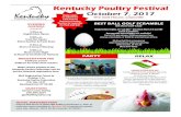 October 7, 2017 - Kentucky Poultry Federation · q Mani/Pedi Combo AM or PM q Spa Manicure AM or PM q Spa Pedicure AM or PM Ladies Outing Total ..... $_____ Total Payment to KPF $_____