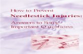 How to Prevent Needlestick Injuries · The original document contains color images. Abstract As an employer of health care workers, you want and need to provide a safe and healthful