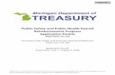 Public Safety and Public Health Payroll Reimbursement ... · Payroll expenses for public safety, public health, health care, human services, and similar employees whose services are