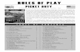 Picket Duty - Khyber Pass Games · 1.2 Map Tracks & Boxes 1.2.1 Tracks There are six (6) tracks on the map that are used to record the level of damage to the destroyer, the expenditure